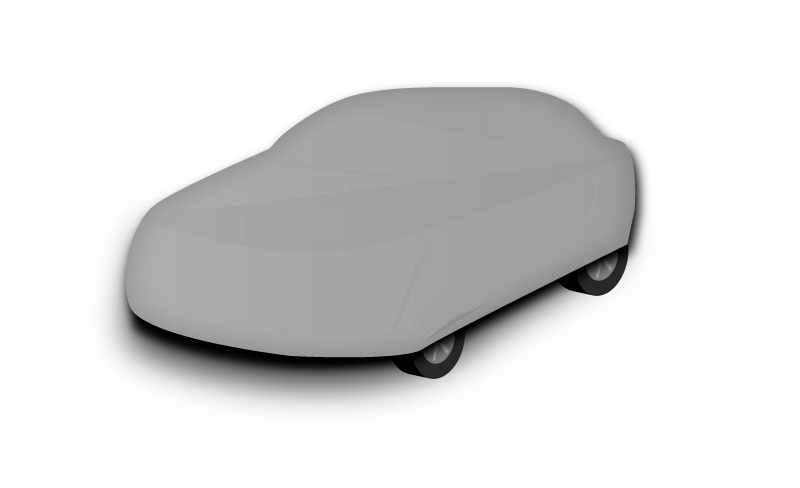 Standard car cover to protect cars from harmful external elements.